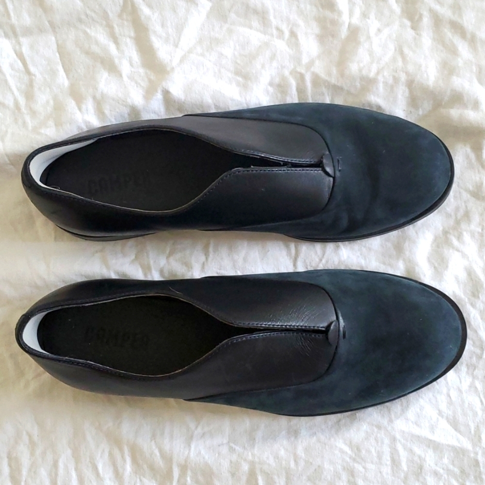 Camper Slip on suede/leather shoes